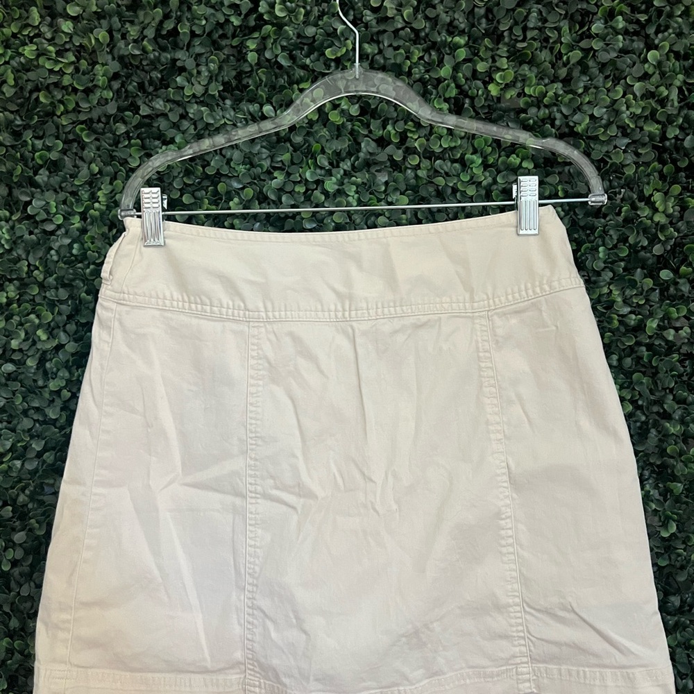 St. John's Bay Polka Dot Skirt - Cream